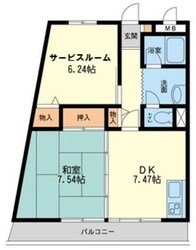 新川崎貳阡(シンカワサキニセン)の物件間取画像